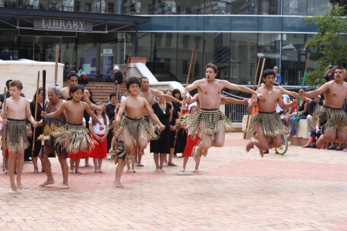 Maori Begrüßung